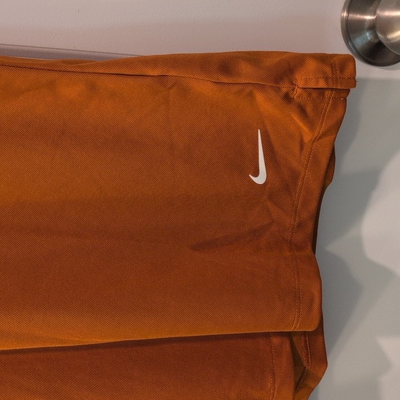 Nike Orange Fitted Polo Dry-fit Short Sleeve Tee - Picture 2 of 6